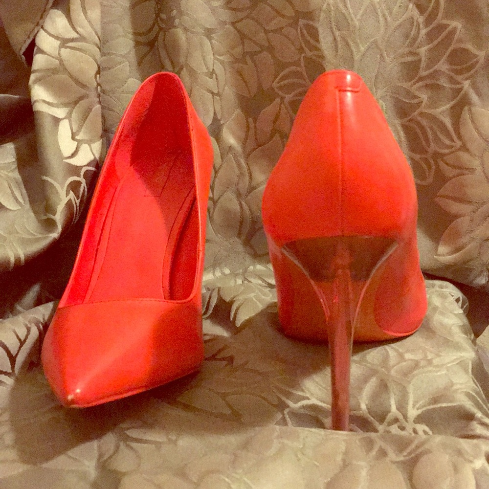Red Aldo Pumps